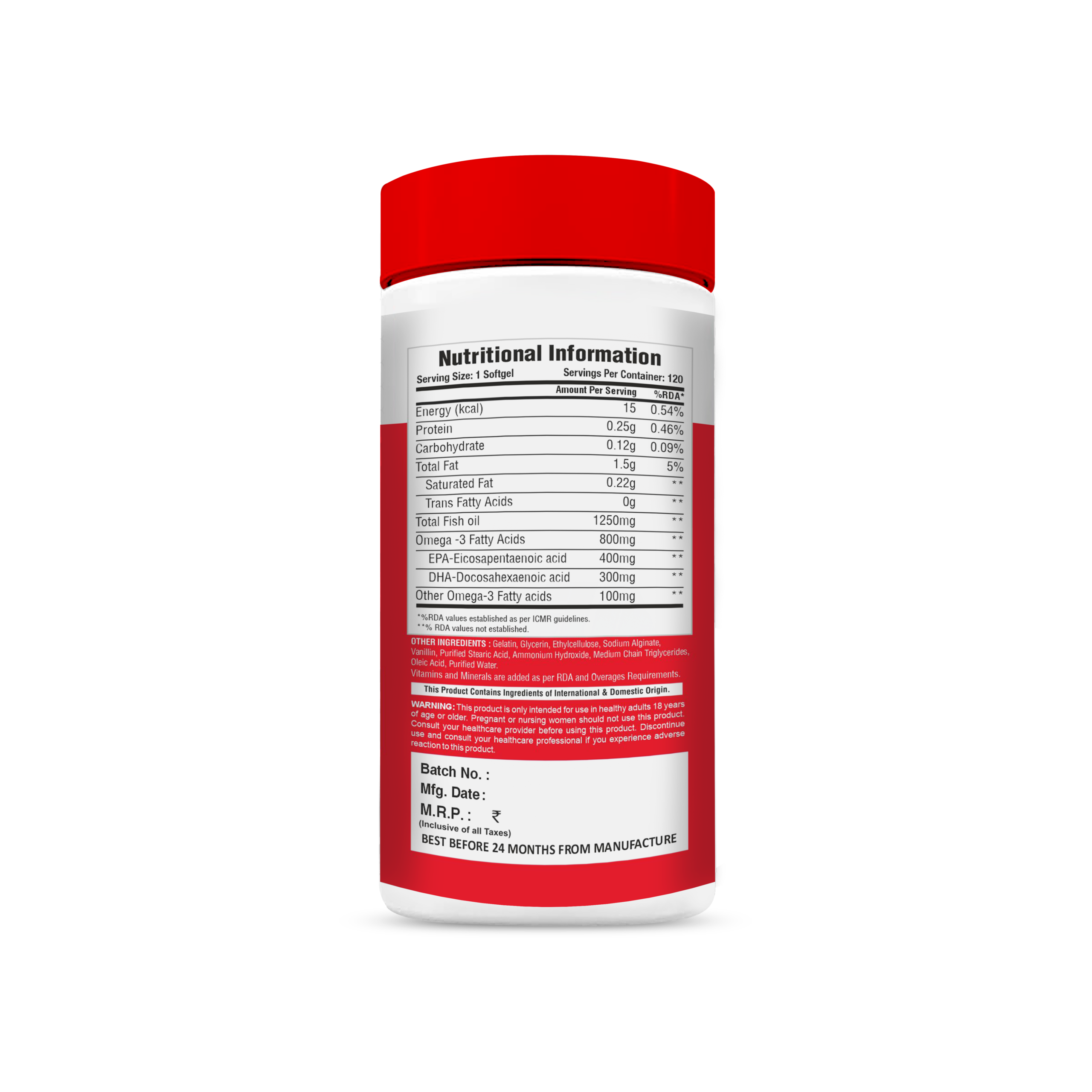 Big Boys Nutrition Omega-3 3X Strength – High-Potency Fish Oil - Image 3