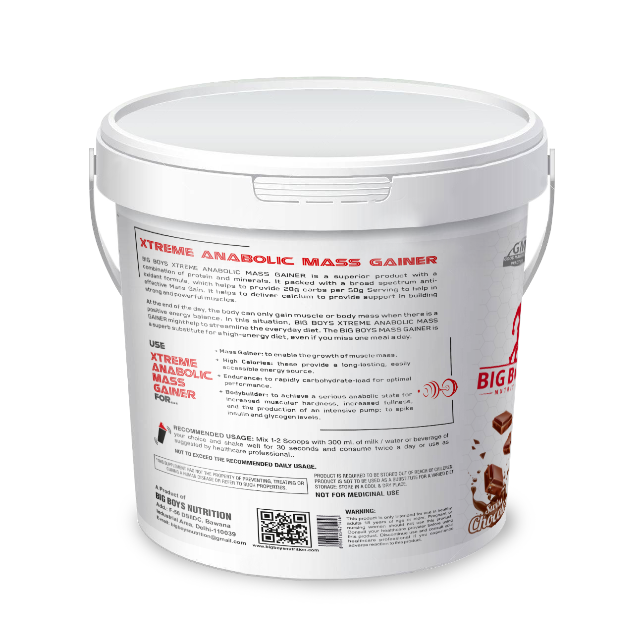 Big Boys Nutrition Xtreme Anabolic – Premium Mass Gainer for Extreme Muscle Growth - Image 2