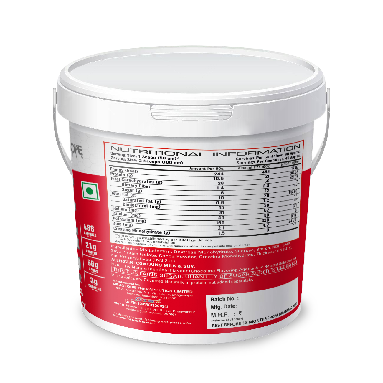 Big Boys Nutrition Xtreme Anabolic – Premium Mass Gainer for Extreme Muscle Growth - Image 3