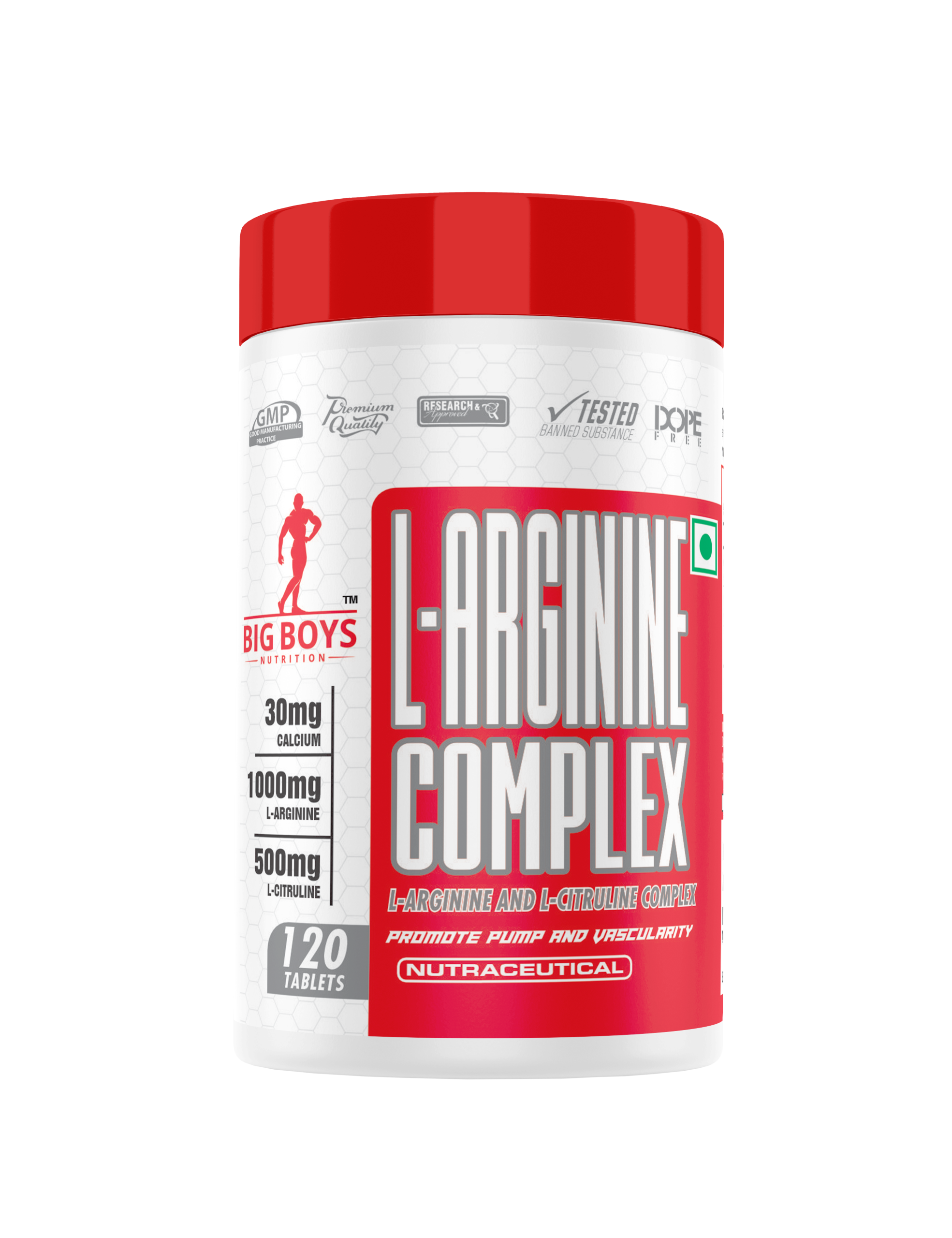 Big Boys Nutrition L-Arginine Complex – Pump, Vascularity & Performance Support