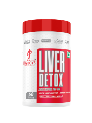 Big Boys Nutrition Liver Detox – Advanced Liver Support with Milk Thistle 500 mg