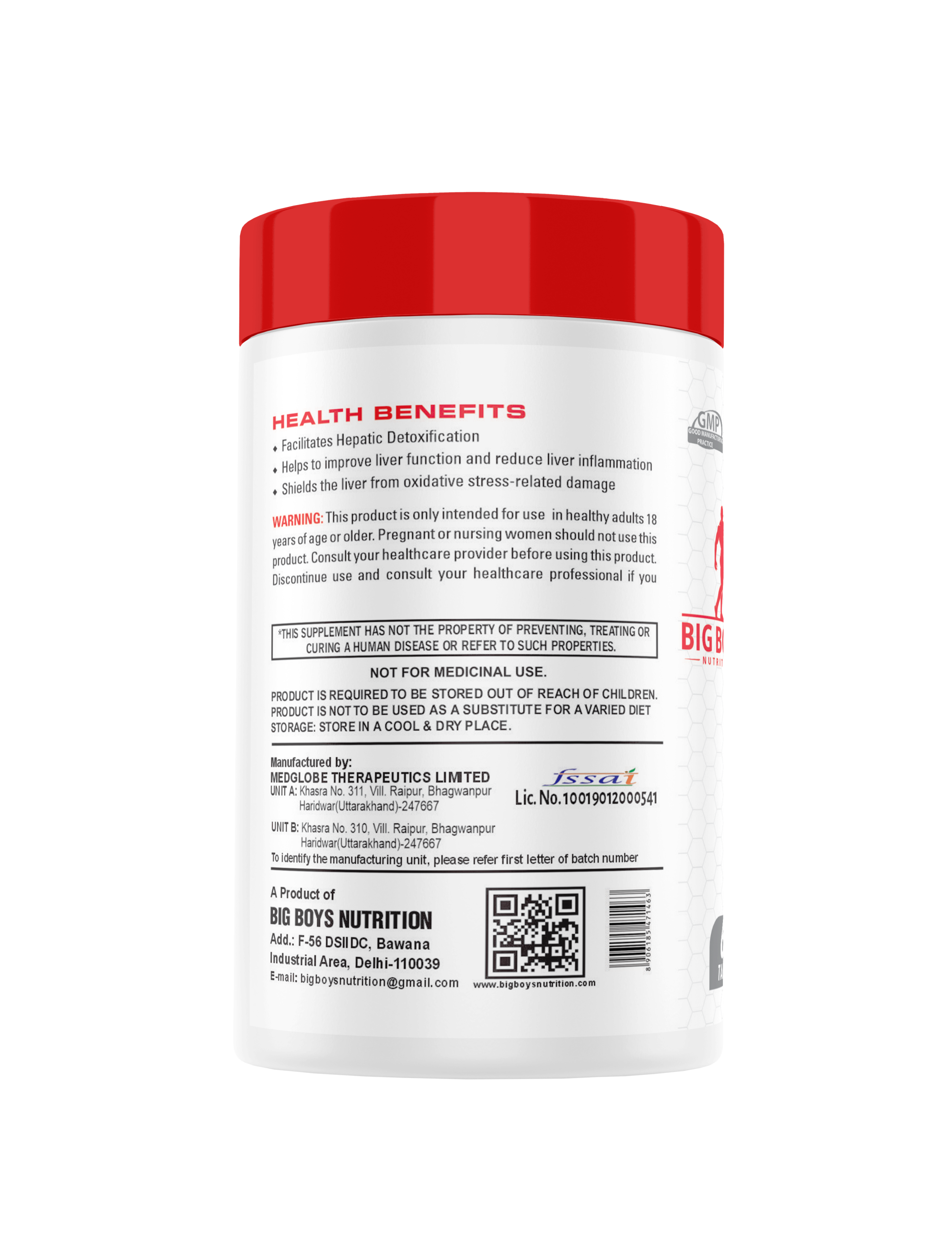 Big Boys Nutrition Liver Detox – Advanced Liver Support with Milk Thistle 500 mg - Image 3